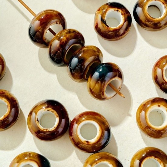 Ceramics beads, 10pc/lot