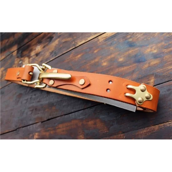 Cavalryman Belt buckle Leather Belt Fastener Cinch Belt