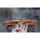Cavalryman Littleton Belt buckle Leather Belt Fastener Cinch Belt Leathercraft Supply Handmade Supply Cowgirl belt buckle Adjustable belt buckle
