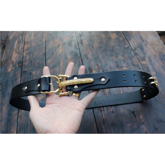 Cavalryman Littleton Belt buckle Leather Belt Fastener Cinch Belt Leathercraft Supply Handmade Supply Cowgirl belt buckle Adjustable belt buckle