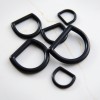 10pc/lot black alloy D ring D-ring Dee ring