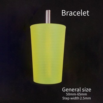 Leather bracelet and finger ring polish tool