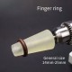 Leather bracelet and finger ring polish tool