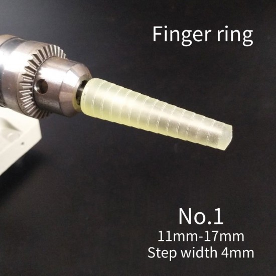 Leather bracelet and finger ring polish tool