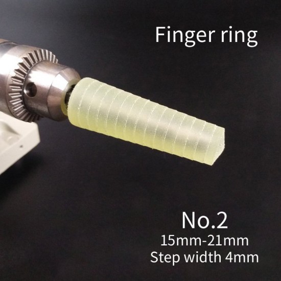 Leather bracelet and finger ring polish tool