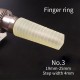 Leather bracelet and finger ring polish tool