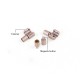 Copper magnetic bracelet connector No.6, 5pcs/lot