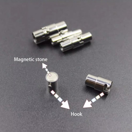 Stainless steel magnetic bracelet connector No.7, 5pcs/lot