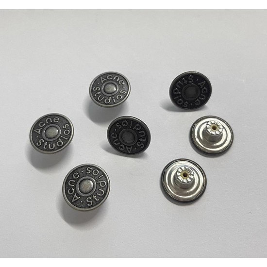 Acne Studios shank button No.1, 5pc/lot
