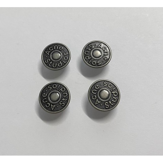 Acne Studios shank button No.1, 5pc/lot