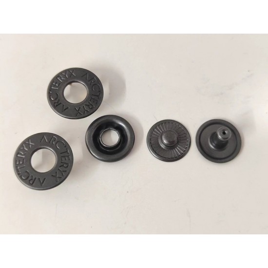 Arc Teryx snaps No.1, 5pc/lot, 17mm