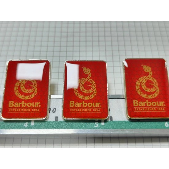 BARBOUR badge No.1, 25mm x17.5mm