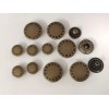 BARBOUR snaps No.3 5pc/lot, 18mm, 15mm, 10mm