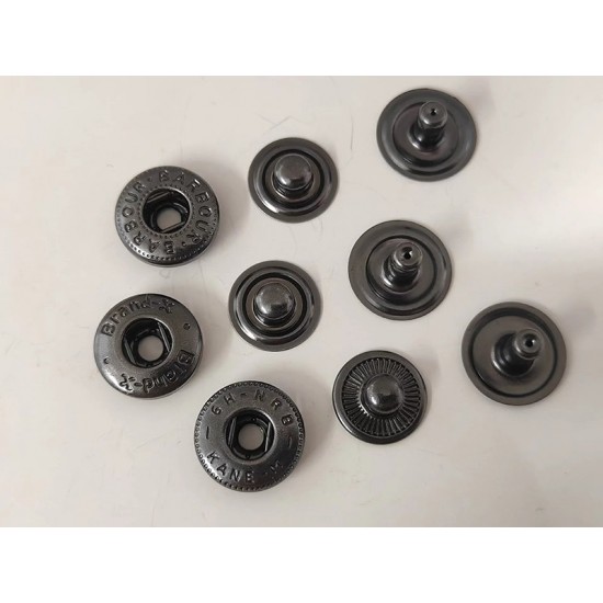 BARBOUR snaps No.3 5pc/lot, 18mm, 15mm, 10mm