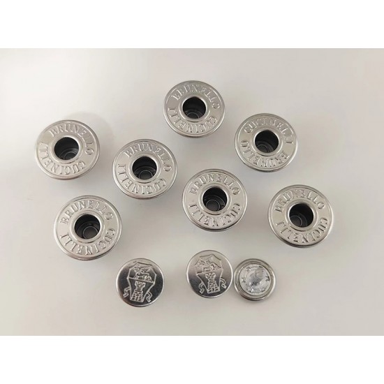 Brunello Cucinelli shank button No.2 5pc/lot, 14mm 19mm