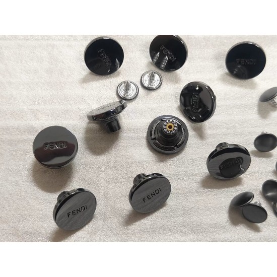 Fendi shank button No.1, 5pc/lot, 17mm