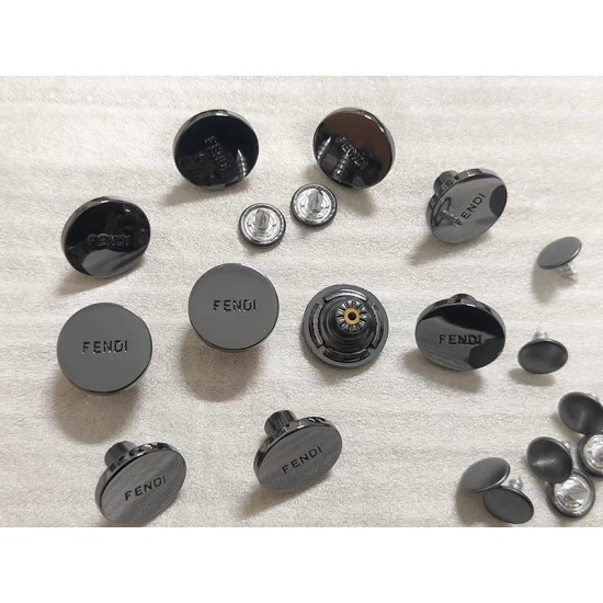 Fendi shank button No.1, 5pc/lot, 17mm