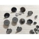 Fendi shank button No.1, 5pc/lot, 17mm