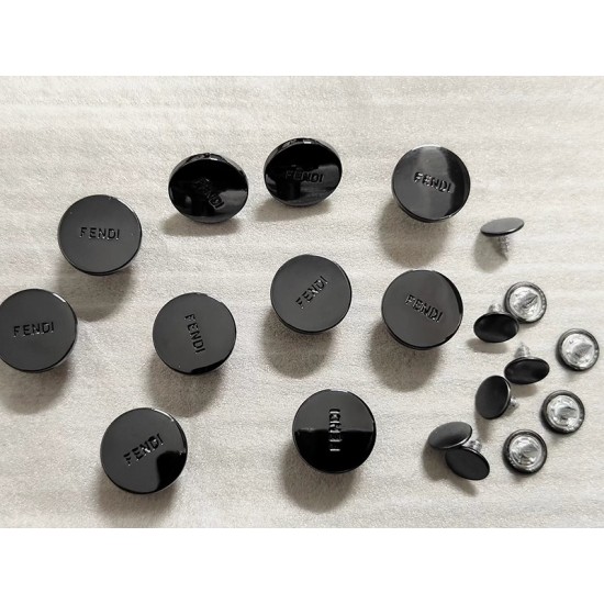 Fendi shank button No.1, 5pc/lot, 17mm