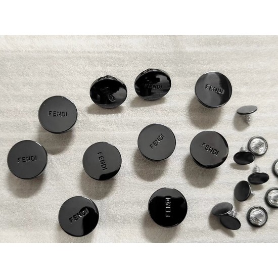 Fendi shank button No.1, 5pc/lot, 17mm