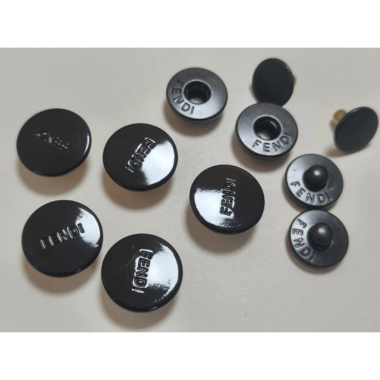 Fendi snaps No.1, 5pc/lot, 15mm