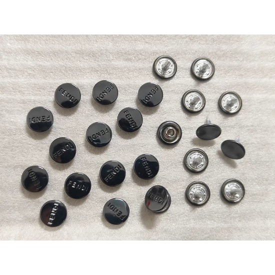 Fendi shank button No.2, 5pc/lot, 9.5mm