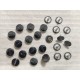 Fendi shank button No.2, 5pc/lot, 9.5mm