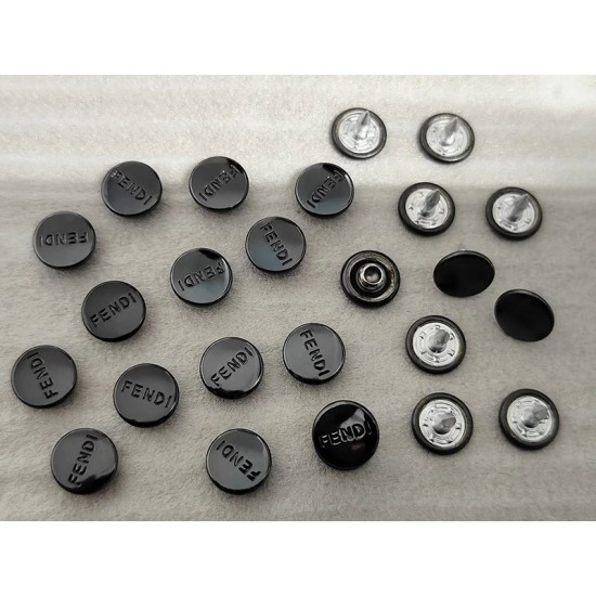 Fendi shank button No.2, 5pc/lot, 9.5mm