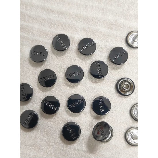 Fendi shank button No.2, 5pc/lot, 9.5mm