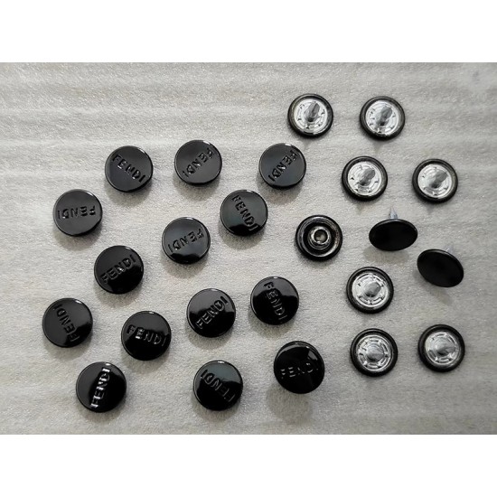Fendi shank button No.2, 5pc/lot, 9.5mm