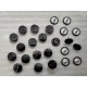 Fendi shank button No.2, 5pc/lot, 9.5mm