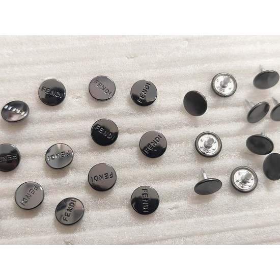 Fendi shank button No.2, 5pc/lot, 9.5mm