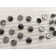Fendi shank button No.2, 5pc/lot, 9.5mm