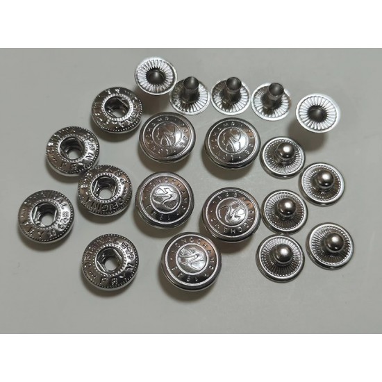 Longchamp snaps No.1, 5pc/lot, 15mm