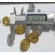 LV button No.1, 2pc/lot, 23mm