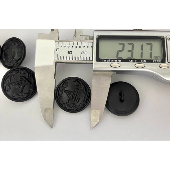 LV button No.1, 2pc/lot, 23mm