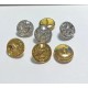 LV button No.1, 2pc/lot, 23mm
