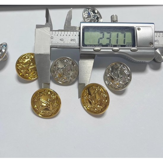 LV button No.1, 2pc/lot, 23mm