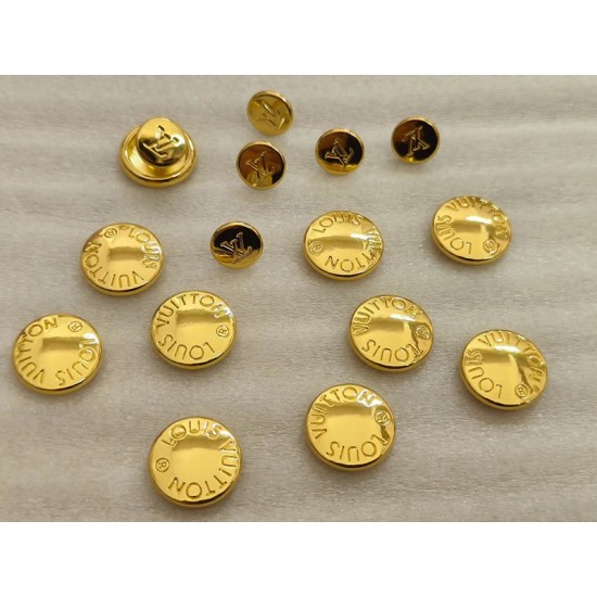 LV shank button No.1, 5pc/lot, 15mm