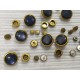 LV snaps No.1, 5pc/lot, 18.5mm