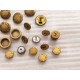 LV shank button No.11, 5pc/lot, 15mm