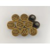 LV shank button No.12, 5pc/lot, 14mm