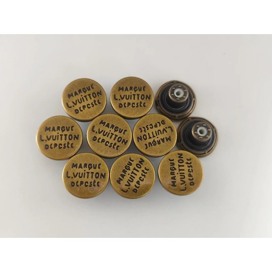 LV shank button No.12, 5pc/lot, 14mm