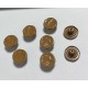 LV shank button No.13, 5pc/lot, 18.5mm
