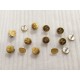 LV shank button No.3, 5pc/lot, 9.5mm