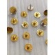 LV shank button No.3, 5pc/lot, 9.5mm