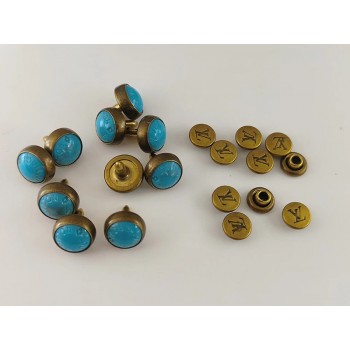 LV shank button No.7, 10pc/lot, 9.5mm