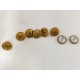 LV shank button No.8, 5pc/lot, 18.5mm