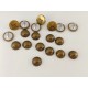 LV shank button No.9, 5pc/lot, 9.5mm
