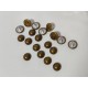 LV shank button No.9, 5pc/lot, 9.5mm